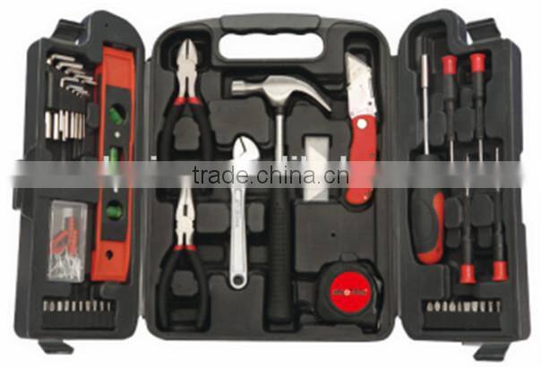 Forged carbon steel 88pcs household combination hand tools kit