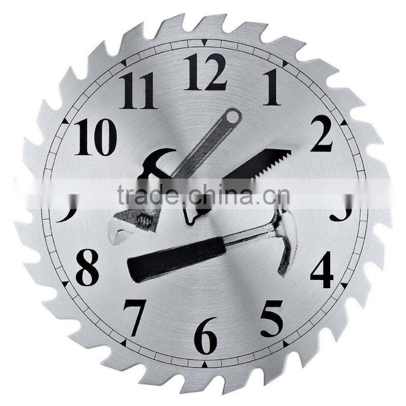 saw blade clock