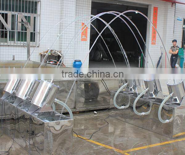 Factory colorful flow fountain laminar water jet