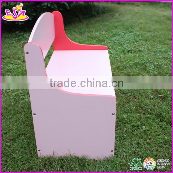 Hot new product for 2015 wooden home storage box for kids,cheap children home storage box,home folding chair storage box W08C013