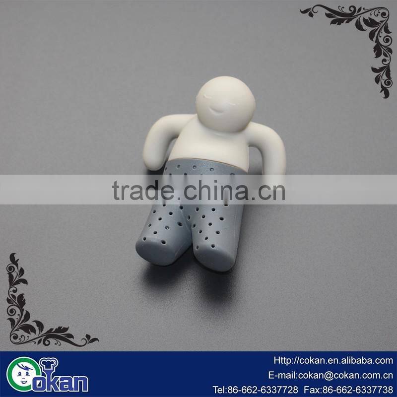 Funny Silicone Mr. tea infuser/ Tea Device CK-TI181
