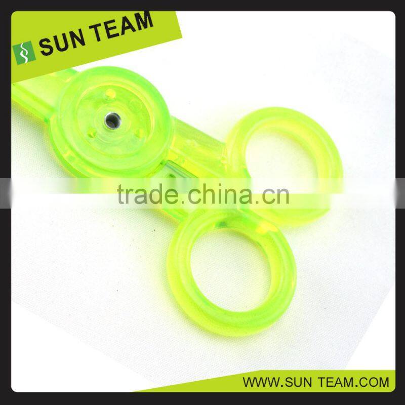 CS003 4-3/4" full plastic stationery children scissors student scissors