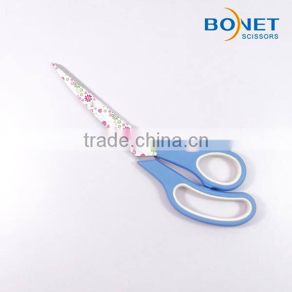 S38006B 9-3/4" Household shears Heat transfer blade Color Coated scissor