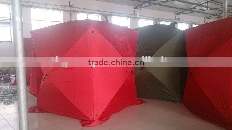 Outdoor tent fiberglass ice fishing tent for sale