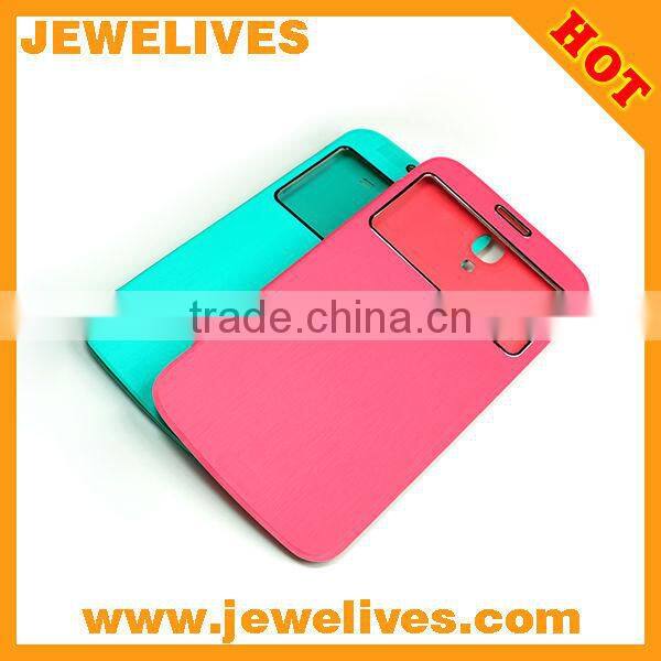 Factory price of leather flip for samsung galaxy NOT 3