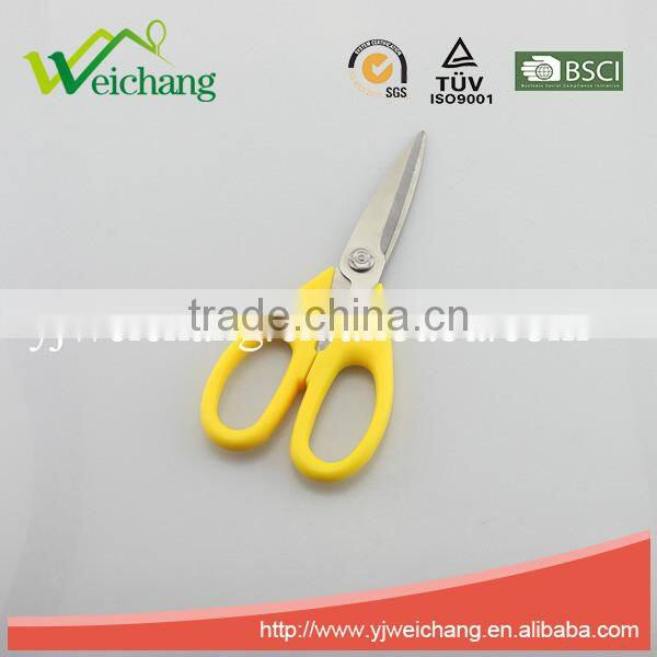 WCTS1197 Soft grip Scissors Heavy Duty Checkered Chef Multifunction Kitchen Scissors Shears