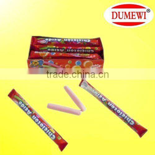 4.8g Fruity Long Stick Candy with Tattoo Bubble Gum