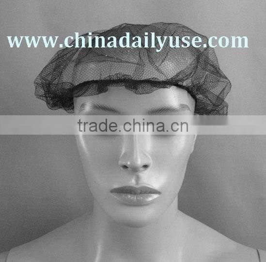 disposable bouffant hairnet for workers
