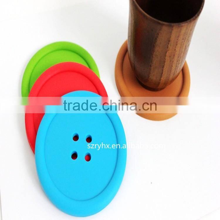 Heat Resistant Hot Pads Perfect Modern Home Decor Silicone Heat Resistant Coasters Cup Insulation Mat,