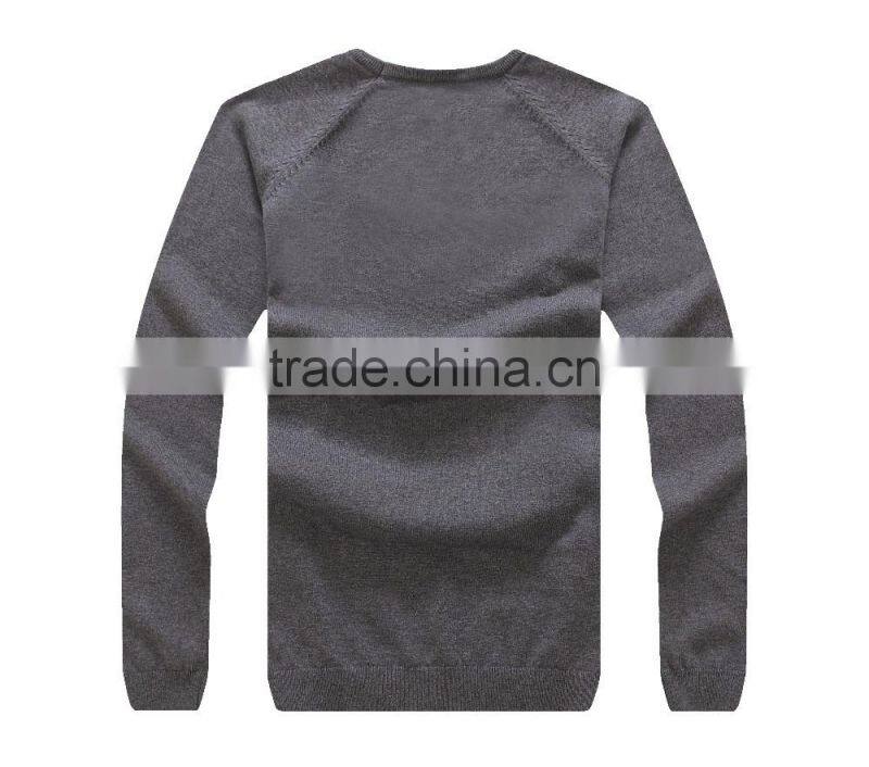 latest design men balnk knit sweater , wool pullover cardigan ,sweater man