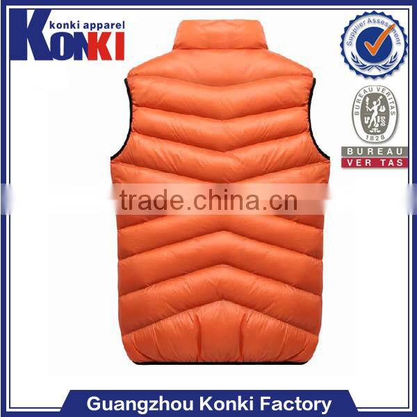 Custom sleeveless polar fleece vest in bulk
