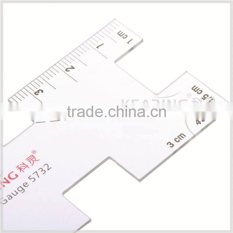 Kearing transparent plastic Measuring gauge for sewing & tailor & fashion design Erose Rulers#5732
