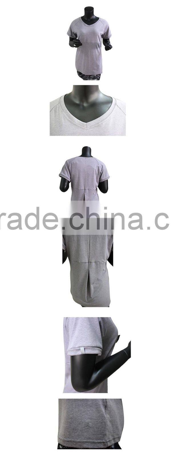 Fitness Sportswear Printing Lady T-Shirt Women Gym Shirt