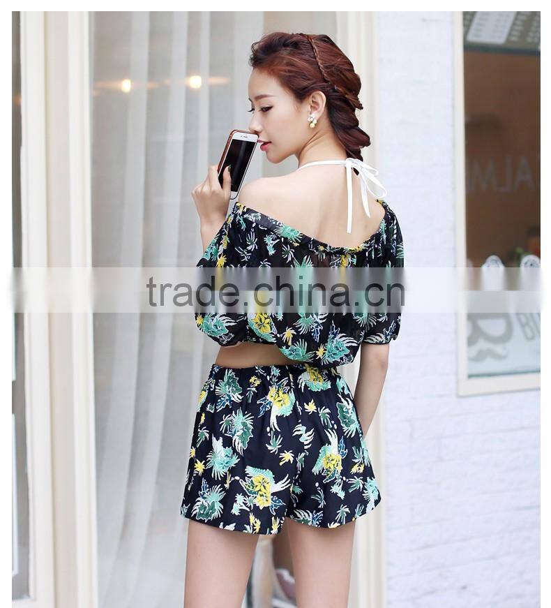 Wholesalel triangle four pieces women swimwear bikini for girls