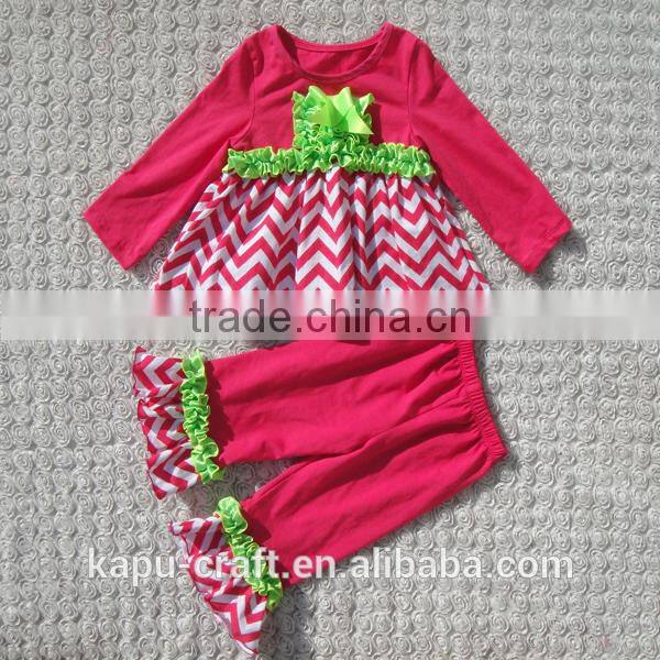 New style long sleeve pants set organic cotton baby clothing