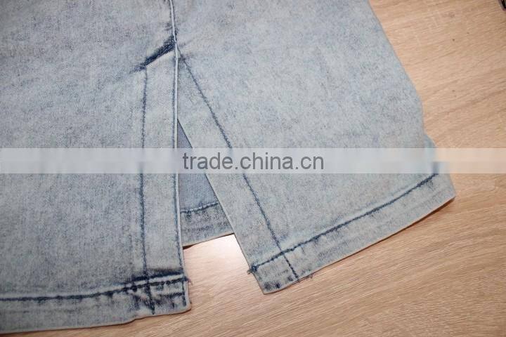 GZY stocklot jeans skirt jeans ladies jeans top design