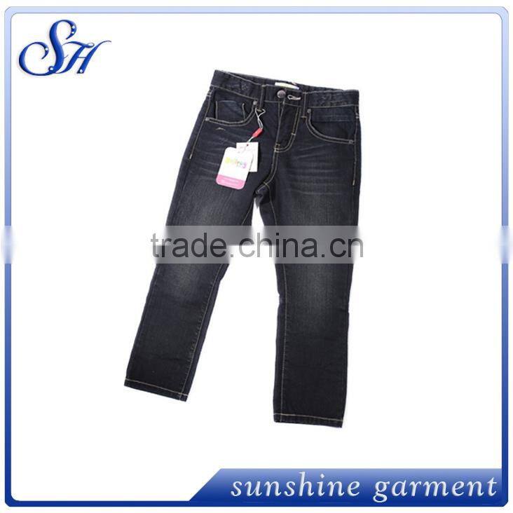 Children's Jeans Yiwu garment trading garment in China