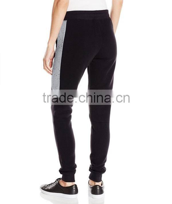 Mens Colorblock Fleece Jogger Pants with Prints
