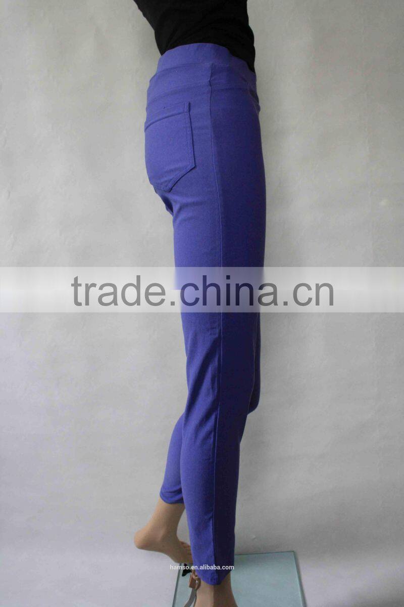 Purple popular cotton pencil pants