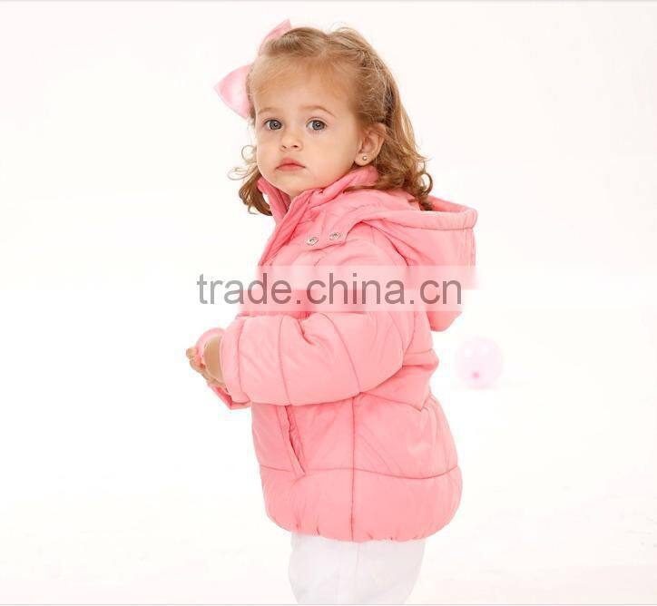 MOM AND BAB kids collect waist baby quilted coat, hot sale girls quilted coats