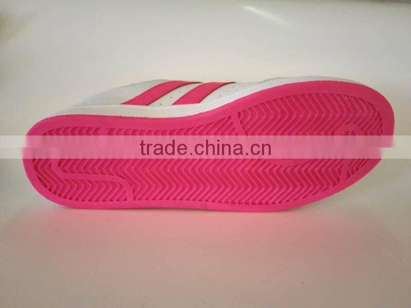 Cheaper PU leather casual shoes women walking sport shoes from china shoe factory