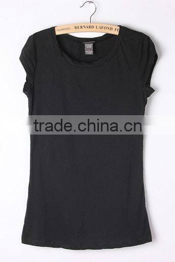 Long Body length cotton plain T-shirt for women