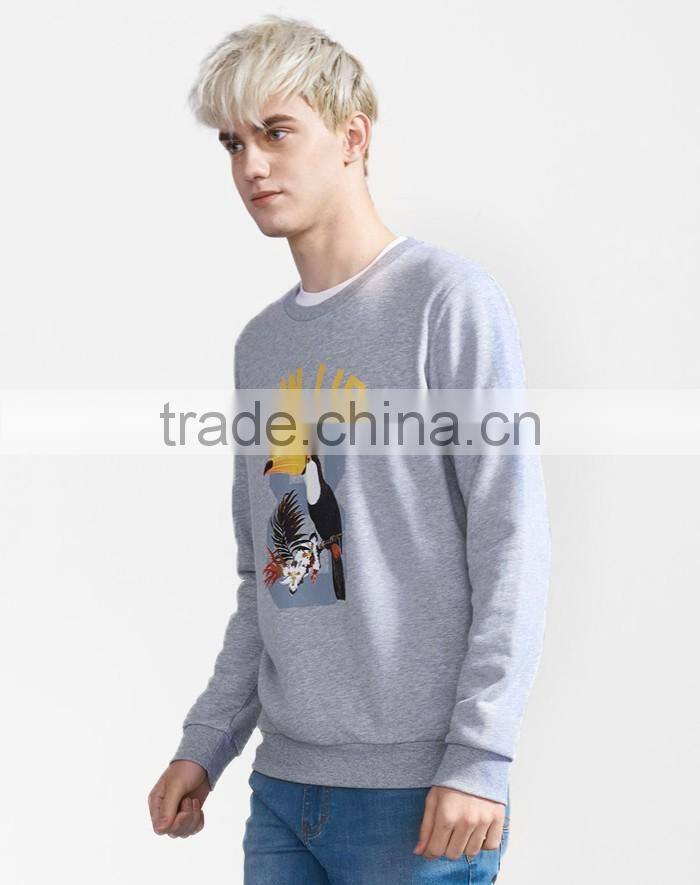 Hot selling custom crewneck trendy printed american sweatshirt
