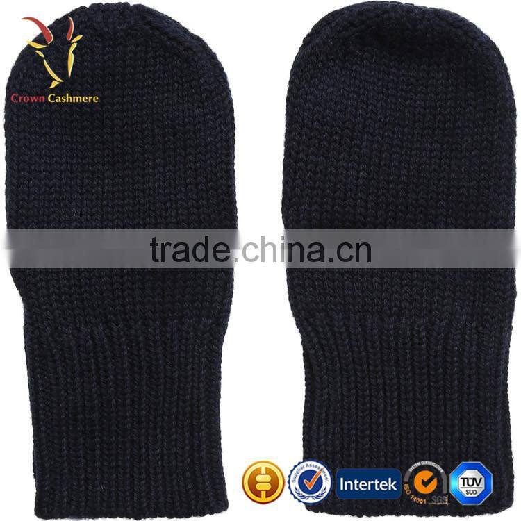 Cheap Winter Black Cashmere Fingerless Gloves UK