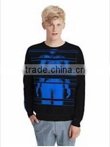 2016 men OEM print uniform sweater