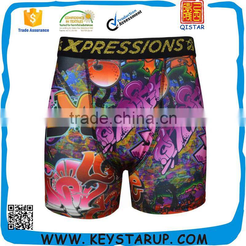 Wholesale New Arrival Men Sexy Custom Printing Funny Seamless Boxer Shorts