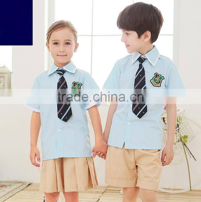 custom cheap unisex cute uniform clothes sport kids school uniforms