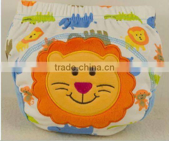 7 designs can choose baby underpants ,colorful original cotton baby Pants for summer ,cute design Baby Shorts,anti diaper urine