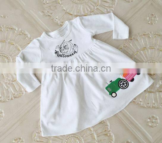 Factory prices are sold directly baby clothing hot sale Halloween pumpkins baby girls clothing