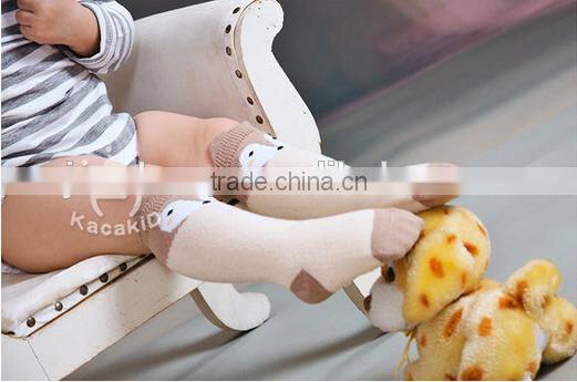 cute baby cotton socks, silicone print baby socks