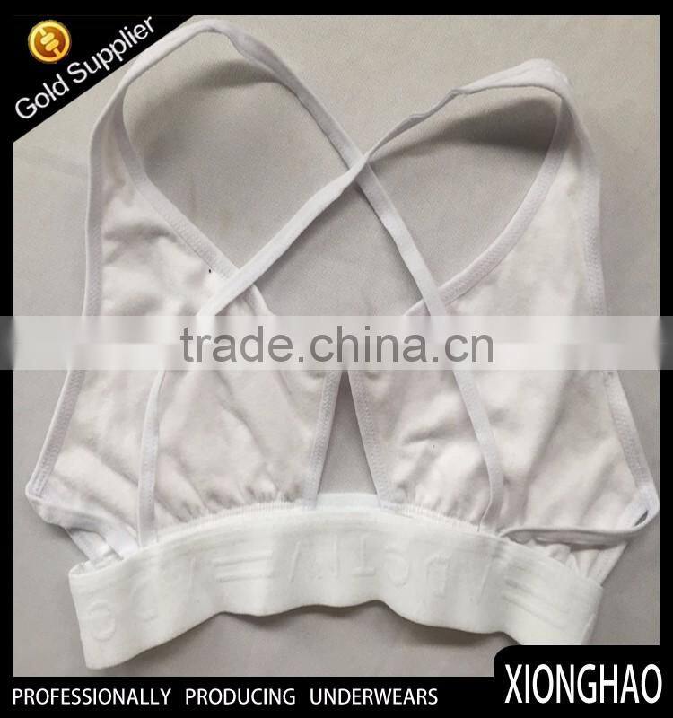 Hot selling Various color sport bra women yoga made in china