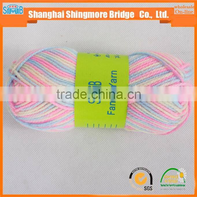 alibaba china yarn supplier cheap wholesale high quality double acrylic yarn 100% with 50 gram for hand knitting