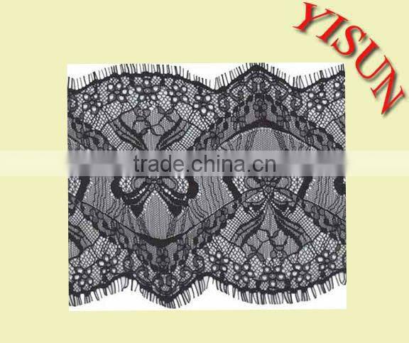 100% High Quality Nylon Jacquard fashional lace dubai