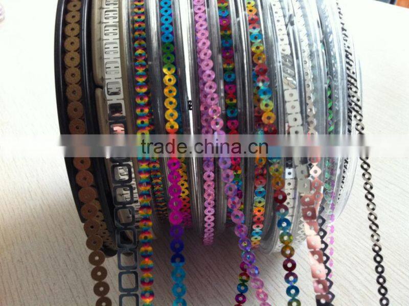 Chain Sequins pet sequins spangle roll disk reel sequins