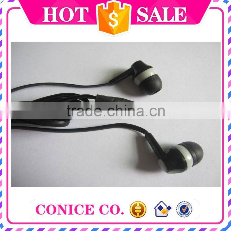 wholesale in ear earphone price with silicone earphone rubber cover for mp3