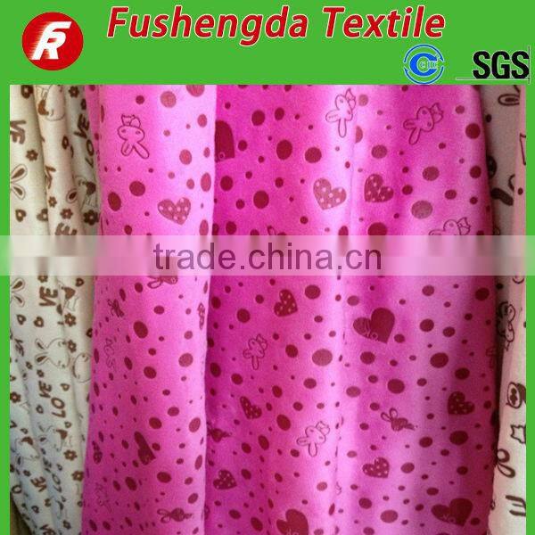 velboa printed fabric
