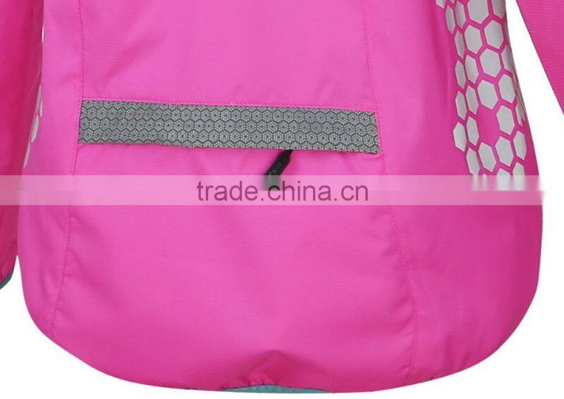 Women's specialized windproof reflective cycling jacket