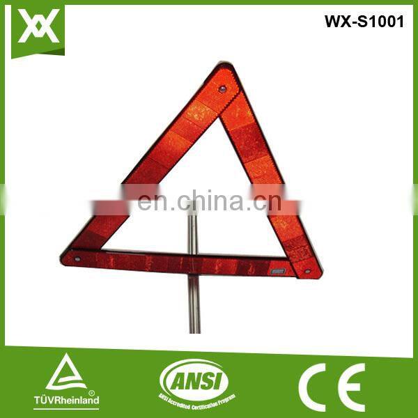 reflective Emergency safety equipment, traffic warning triangle