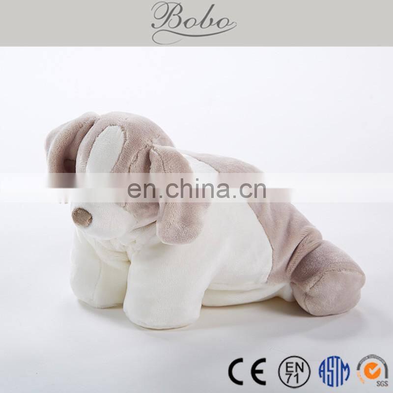 Top Quality Pink Sleeping Dog Baby Toys Plush Cushion