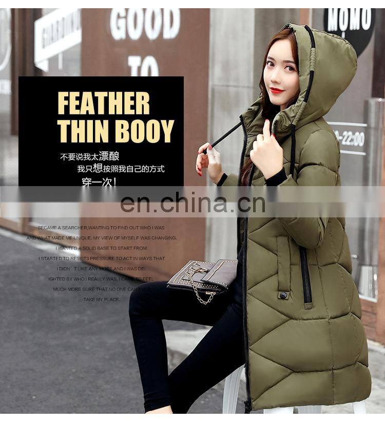 Winter cotton women in the long section of the Slim cotton-padded Korean version of the down jacket students jacket fashion wome