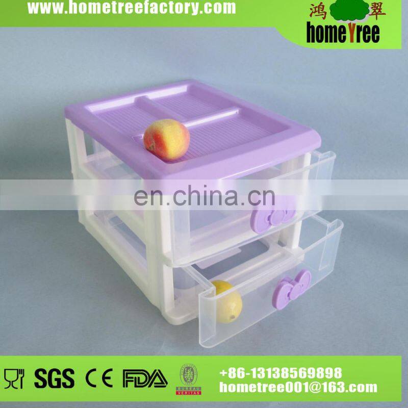 2015 New Product Medium 2 Layers Plastic Drawer Cabinet Handle