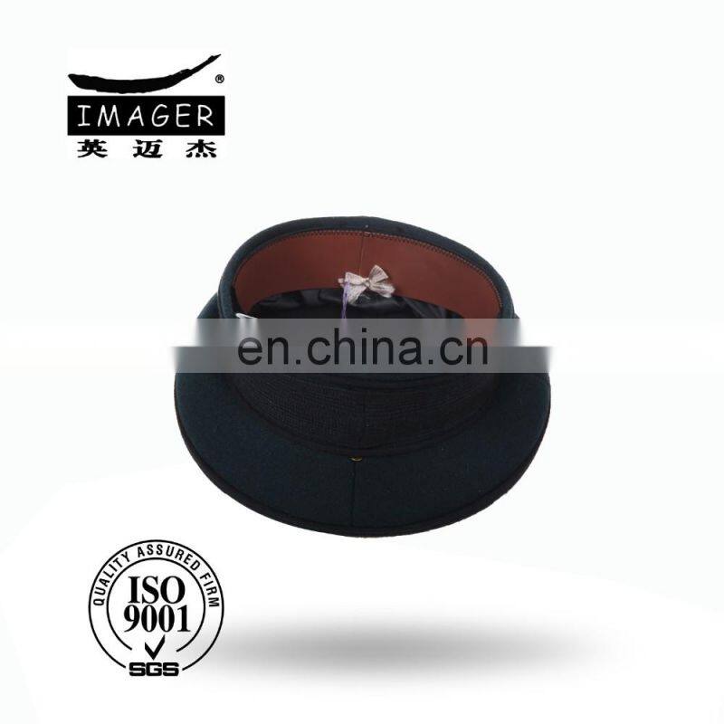 Top Quality Golden Embroidery Badge Air Force Sergeant Peaked Cap for Army Military Use Supply