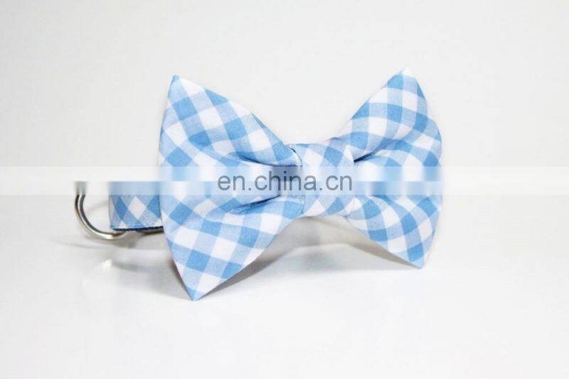 Wholesale custom logo plaid dog collar and lead set