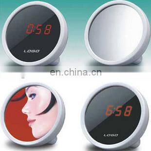 Best seller mirror alarm clock promotional digital clock girls digital alarm clocks
