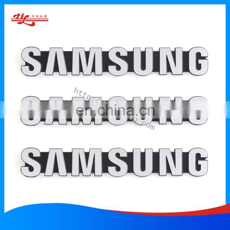 self-adhesive tin badge logo
