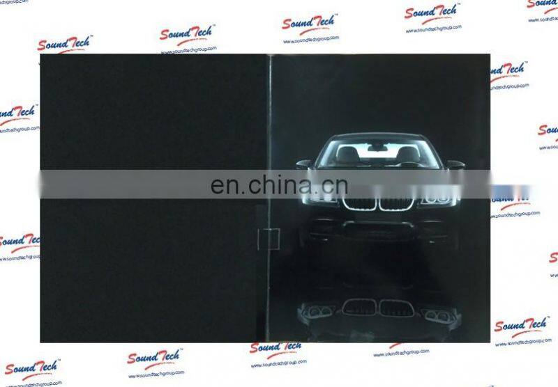 Logic ICs Type programmed sound module and Fiber Optics for magainze insert